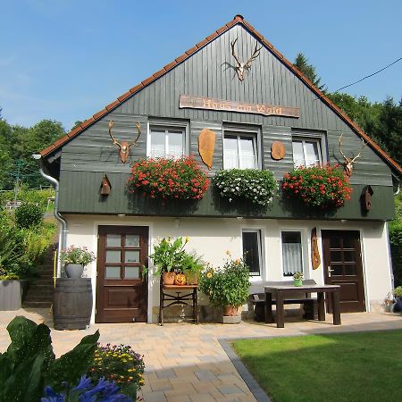 Ferienhaus Haus Am Wald Stolberg i. Harz Buitenkant foto